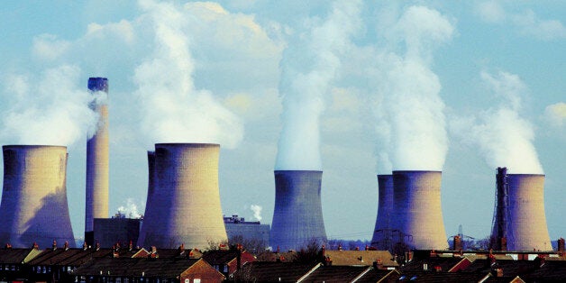 Smokestacks in Widnes , Cheshire