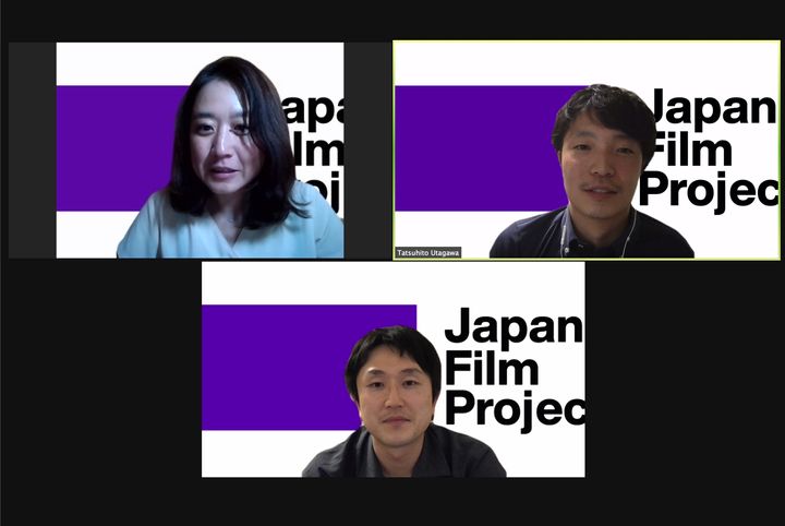 左上から時計回りに伊藤恵里奈さん、歌川達人さん、西原孝至さん
