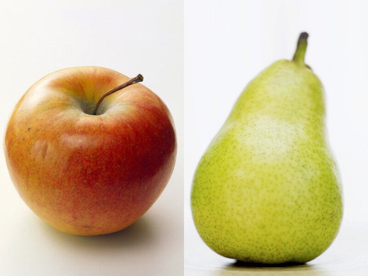 Eat Right for Your Body Type: Apple, Pear, Inverted Pyramid and