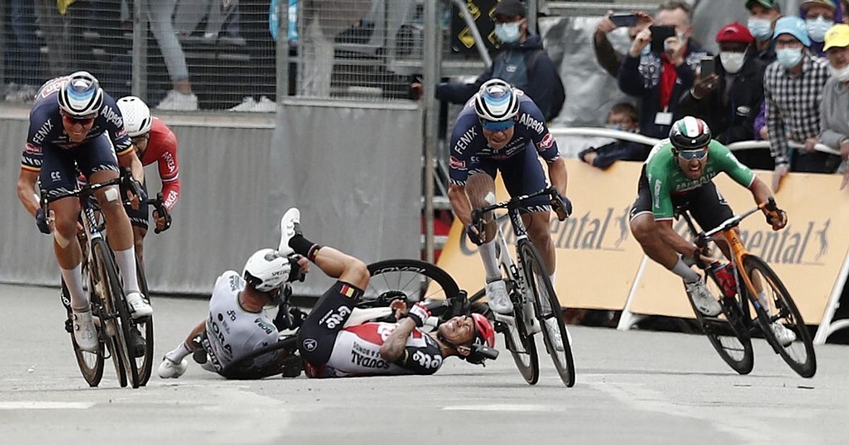 La 3e étape du Tour de France marquée par de nouvelles chutes  Le HuffPost