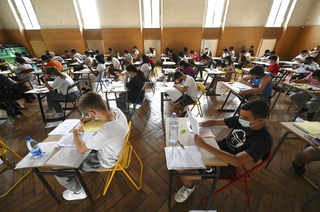 Photo prise à Strasbourg le 17 juin 2021, lors de la 1ère épreuve du baccalauréat