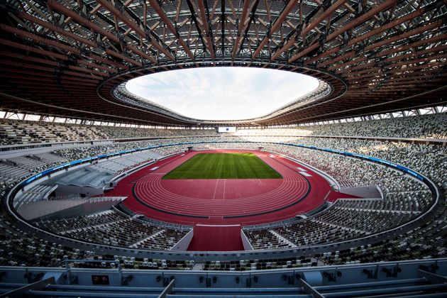 Le nouveau stade olympique de Tokyo au Japon.