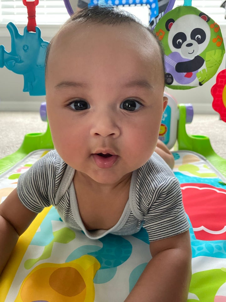 Zane and his family learned that <a href="https://www.today.com/parents/newest-gerber-baby-announced-today-show-t223947" target="_blank" rel="noopener noreferrer">he'd won the contest</a> live on "Today."