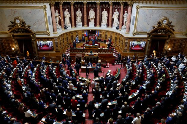 L'hémicycle du Sénat photographié en décembre 2020 (illustration)