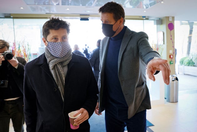 Julien Bayou et Yannick Jadot, ici lors d'une réunion des partis de gauche pour la présidentielle, vont devoir s'accorder sur la primaire d'EELV.