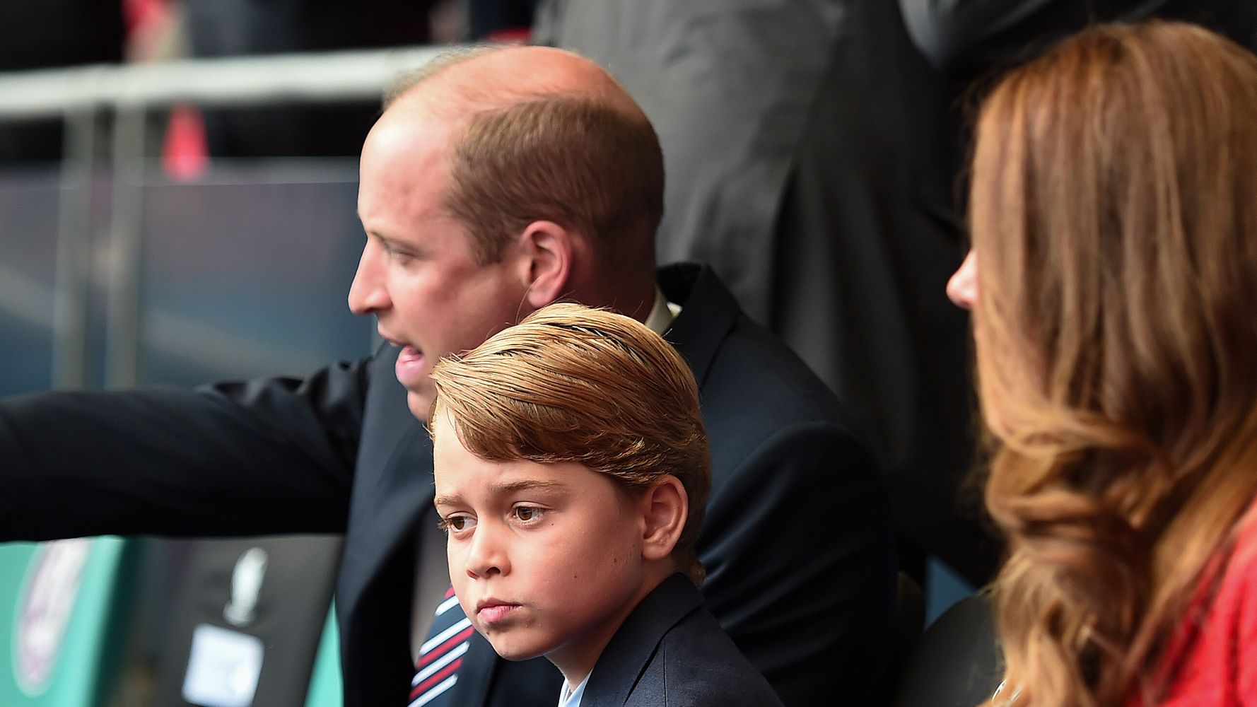 Prince George Wears Suit And Tie For A Soccer Outing With His Mom And Dad