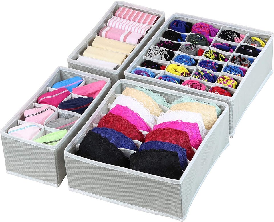 A sock and underwear organizer