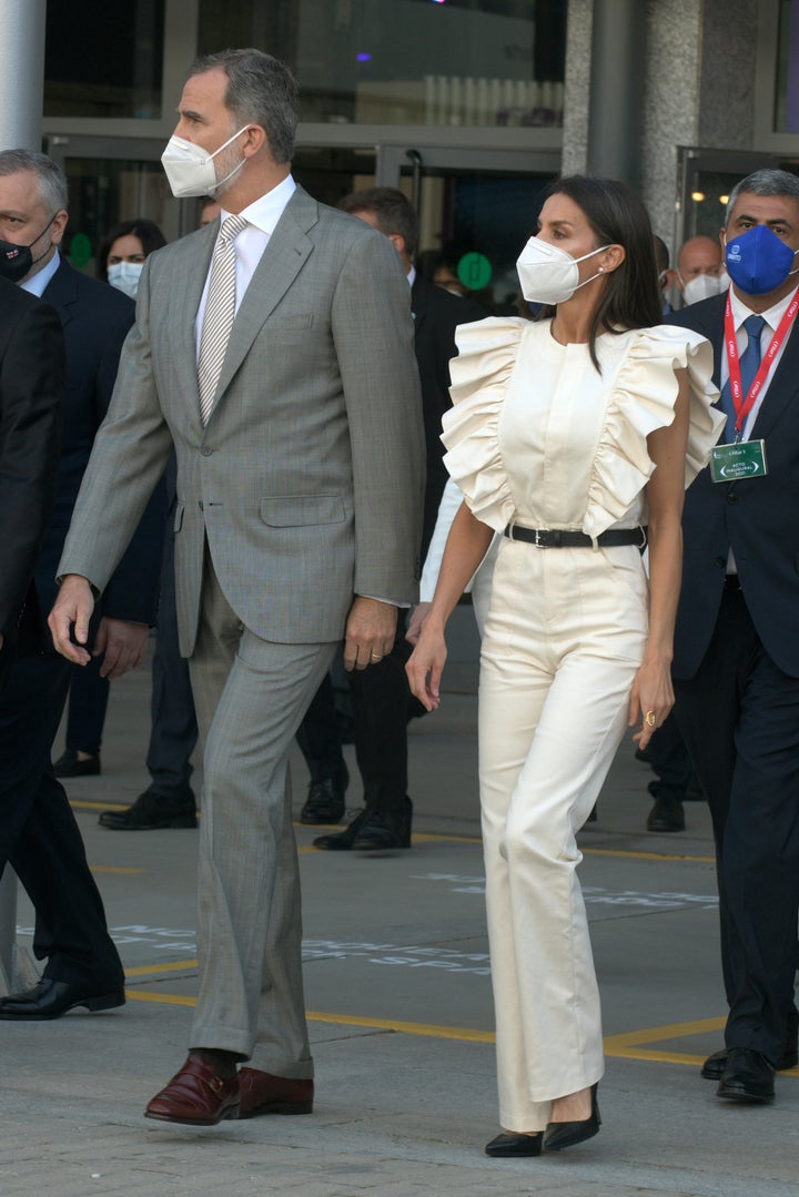 Letizia junto a Felipe VI en la inauguración de la 41ª edición de FITUR.
