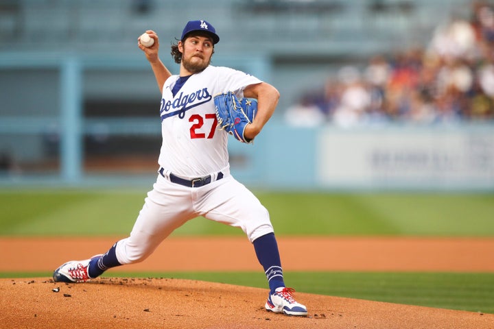 Trevor Bauer, pictured in a game against the Giants this week, inflicted & ldquo; severe physical and emotional pain & rdquo; e