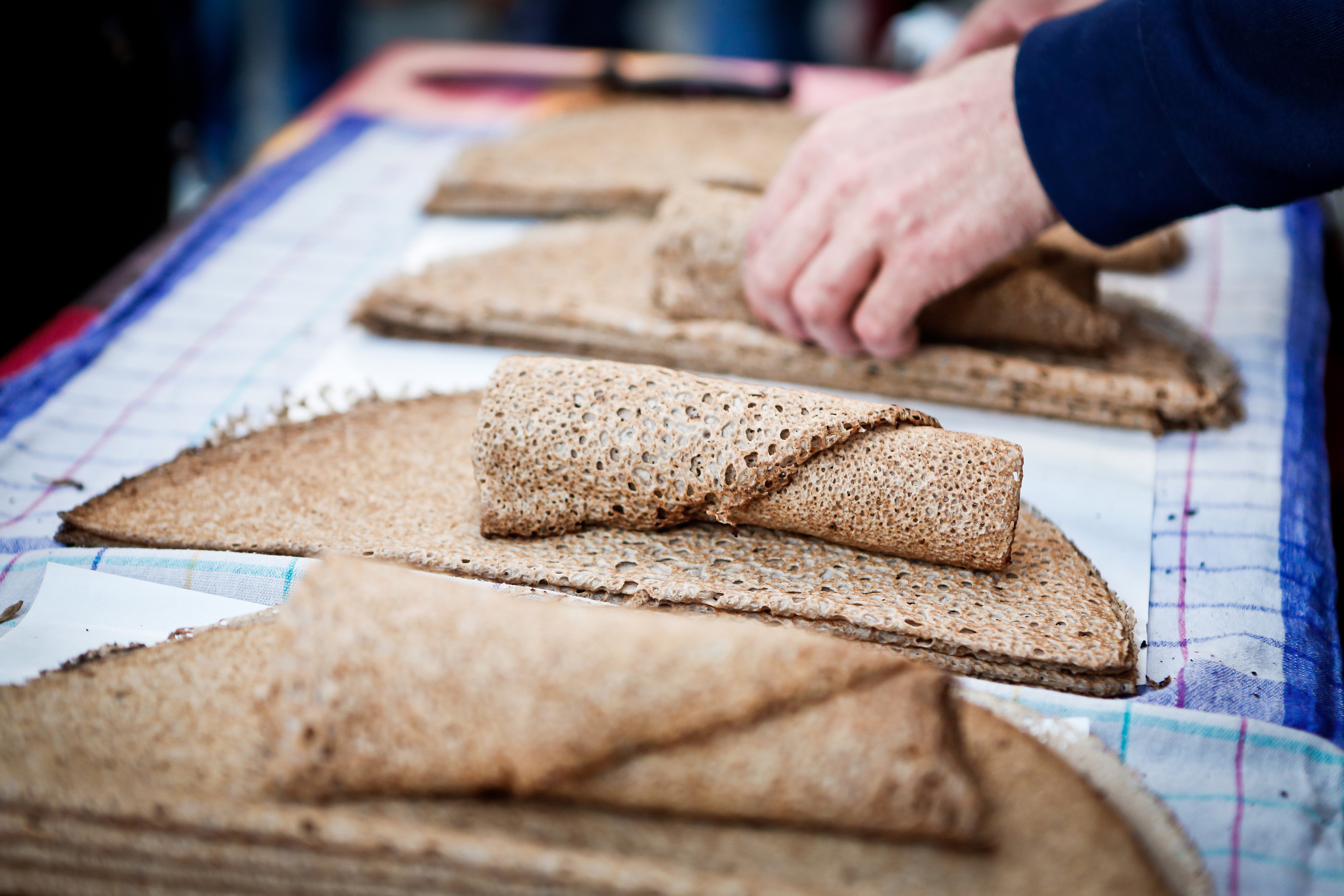 La galette saucisse la plus longue mesure 53 mètres et elle est en Mayenne