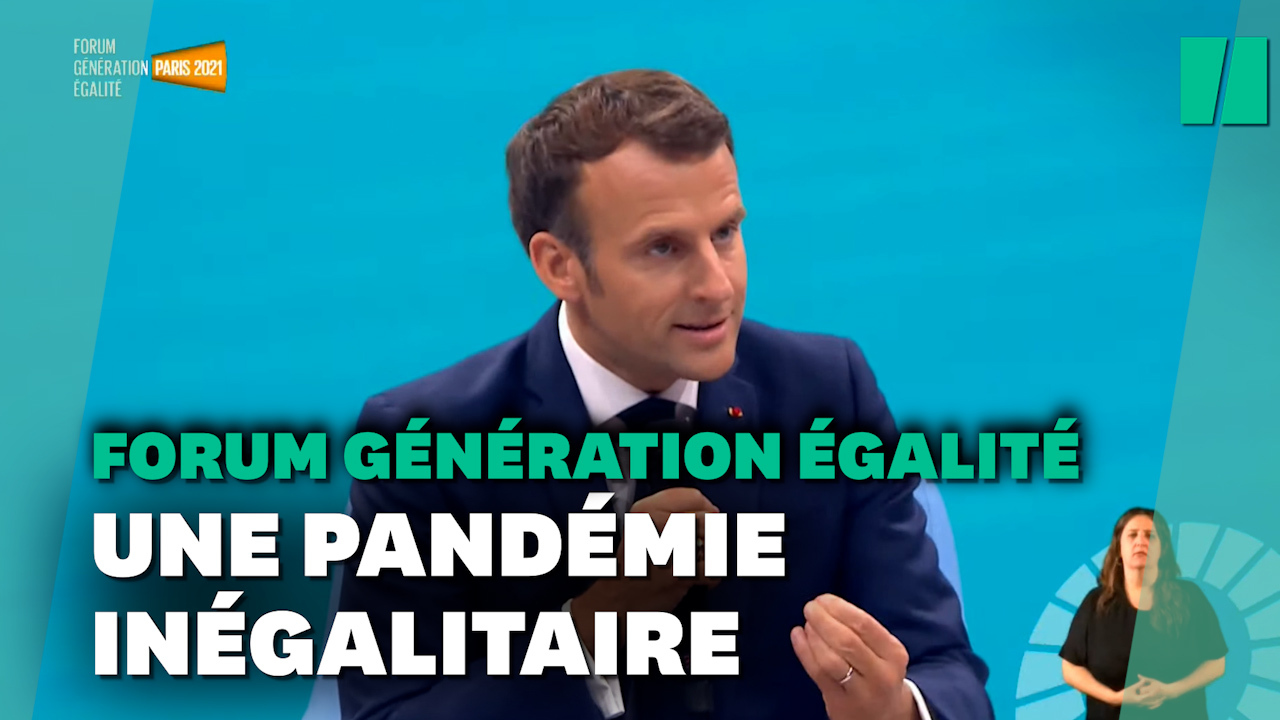 Le coronavirus, un virus "anti-féministe", selon Emmanuel Macron