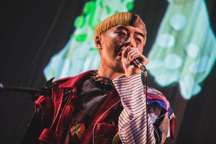 Puto Chino Maricón en en un festival en Madrid en marzo de 2021.