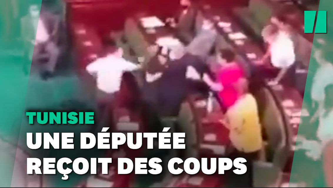 En Tunisie, une députée frappée en plein causement