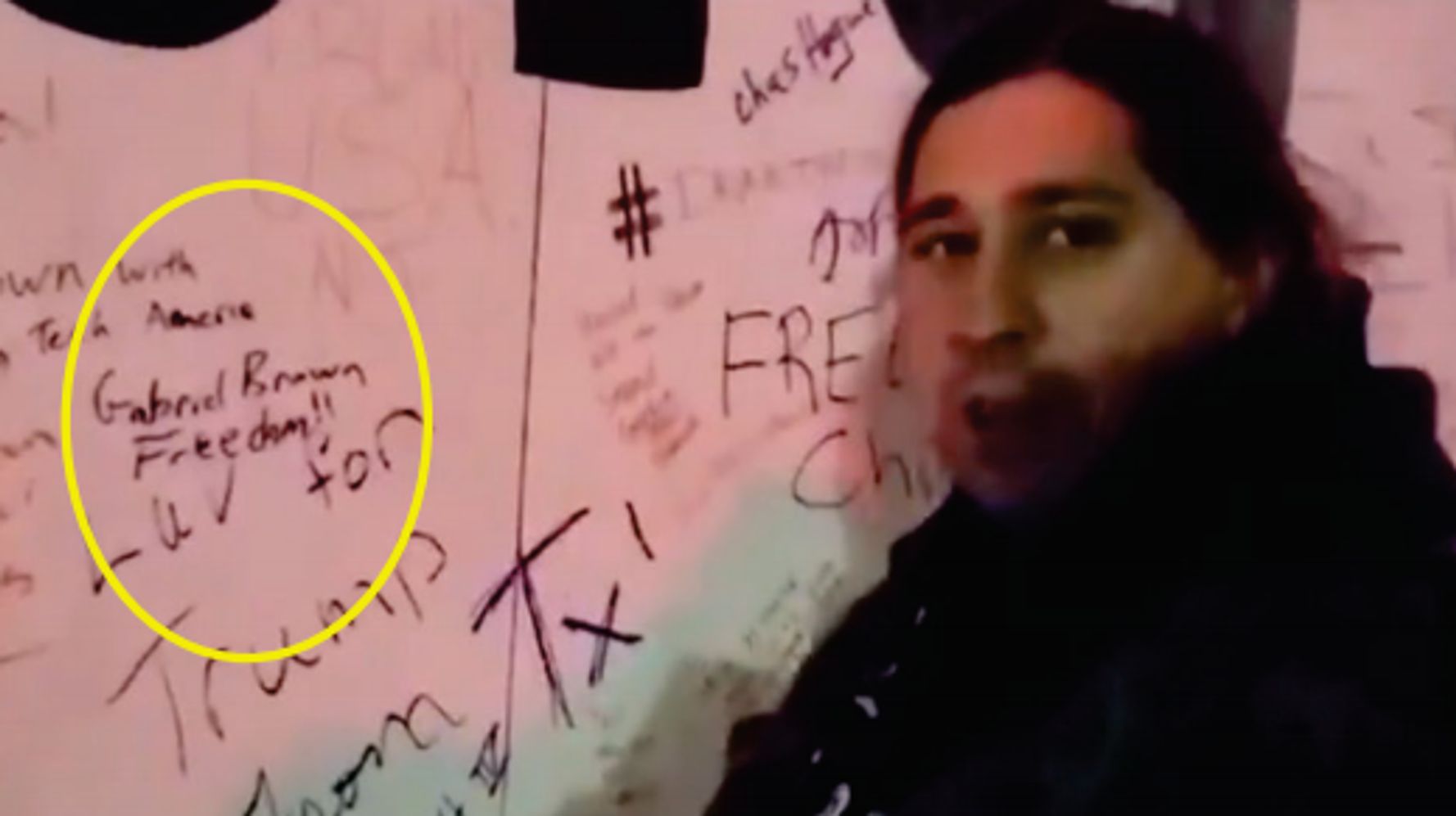 Man Who Signed His Name On Camera During Capitol Riot Is Arrested