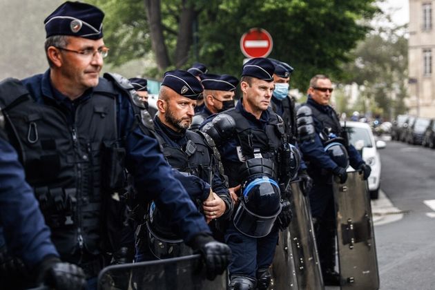 (photo d'illustration prise devant la préfecture du Calvados enjuin 2021) (Photo by Sameer Al-DOUMY / AFP)