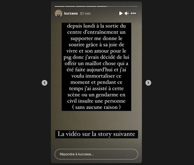 Dans sa story Instagram, le footballeur du Paris Saint-Germain Layvin Kurzawa raconte avoir assisté...