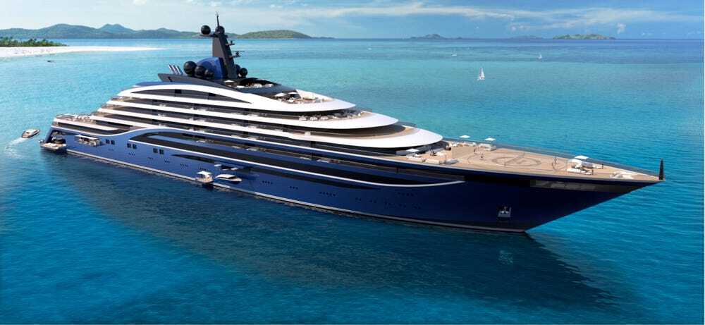 Ce yacht de luxe sortira de l'eau en 2024 et va battre tous les records