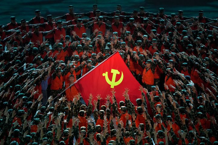 28 Ιουνίου 2021 - Εκδήλωσεις στο Πεκίνο για τα 100 χρόνια του Κομμουνιστικού Κόμματος Κίνας.