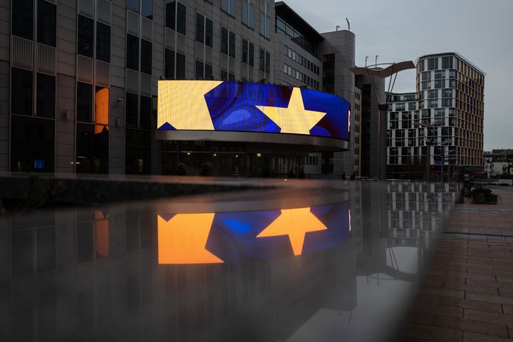 Βρυξέλλες - Η Ευρωπαϊκή σημαία
