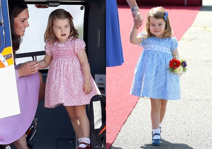 The dresses Princess Charlotte wears for public appearances often sell out quickly. 