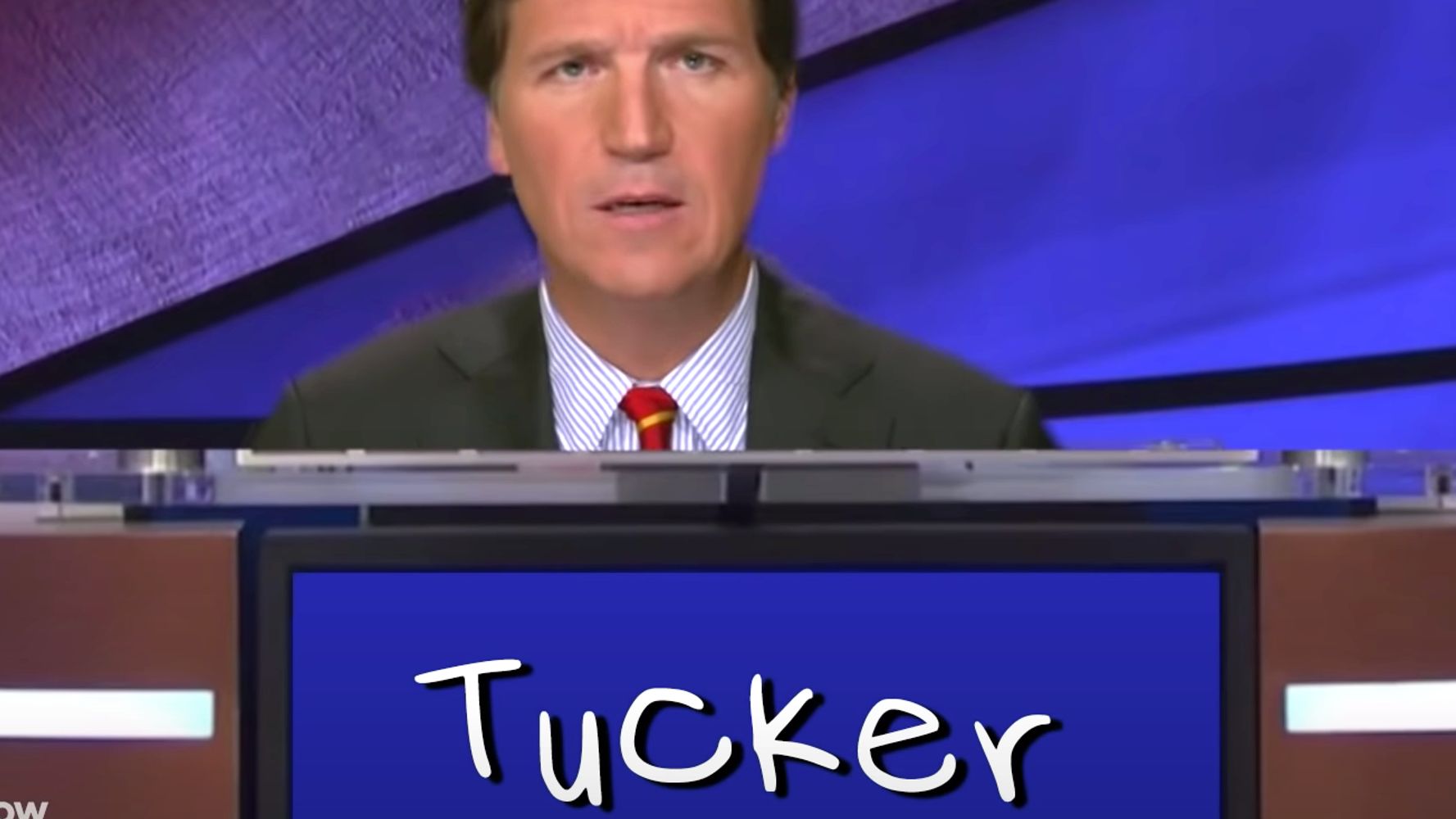 Tucker Carlson's Appalling Rants Flipped Back On Him In 'Jeopardy!' Spoof