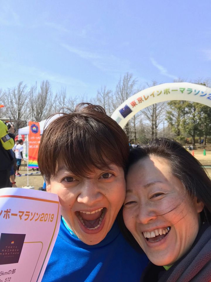 2019年、東京レインボーマラソンに参加
