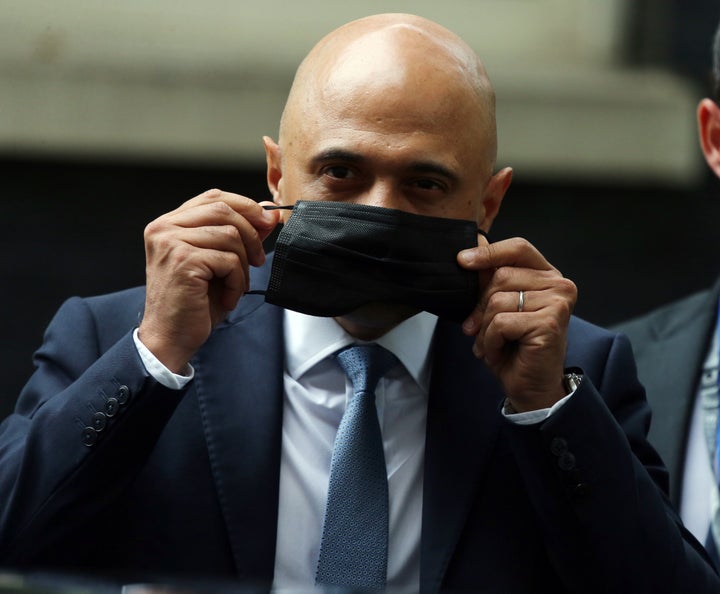 LONDON, UNITED KINGDOM - JUNE 30: Secretary of State for Health and Social Care Sajid Javid leaves 10 Downing Street in London, England on June 30, June. (Photo by Tayfun Salci/Anadolu Agency via Getty Images)