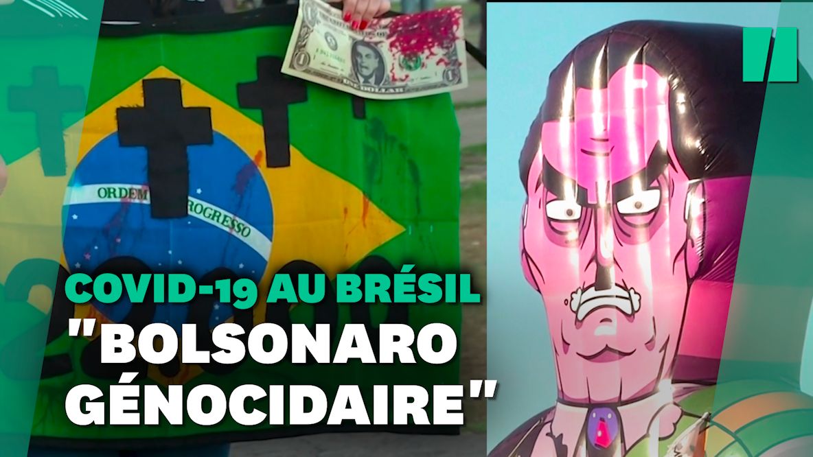 Au Brésil, vastes manifestations contre Bolsonaro et sa gestion de la pandémie