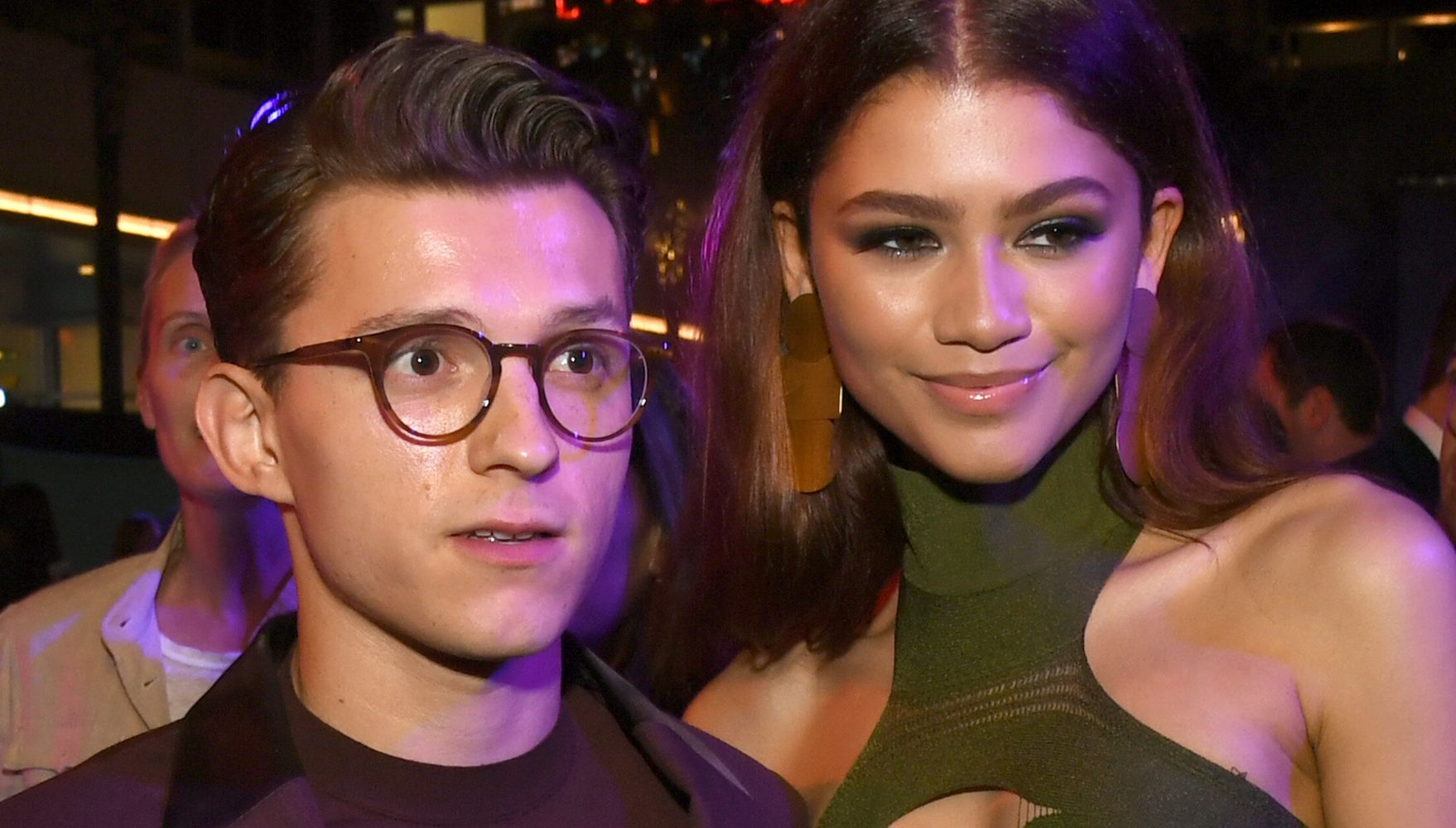 'Spider-Man' Stars Tom Holland And Zendaya Spotted Not-Upside-Down Kissing