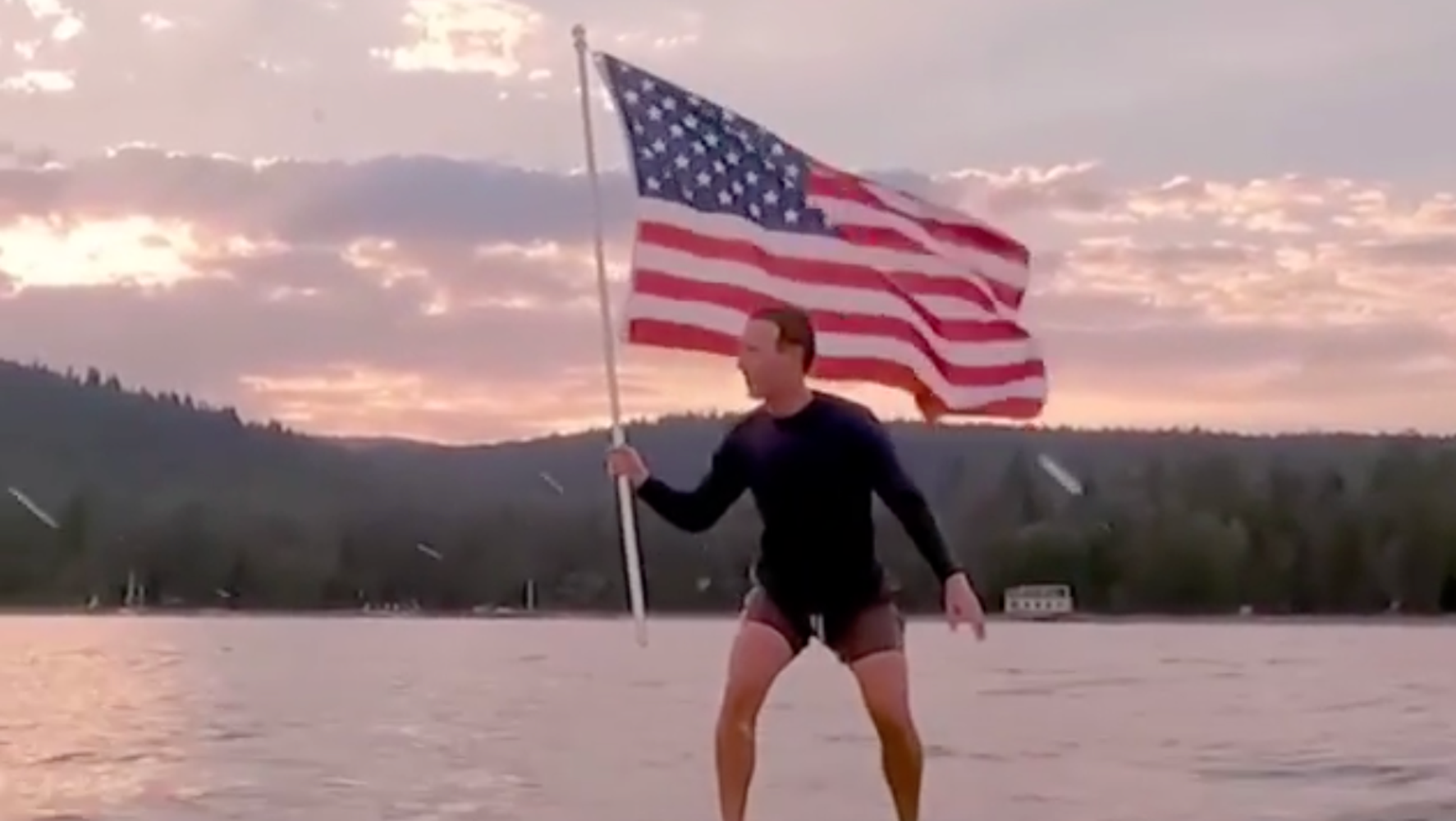 Meme-Worthy Mark Zuckerberg July 4th Video Lights Up Twitter