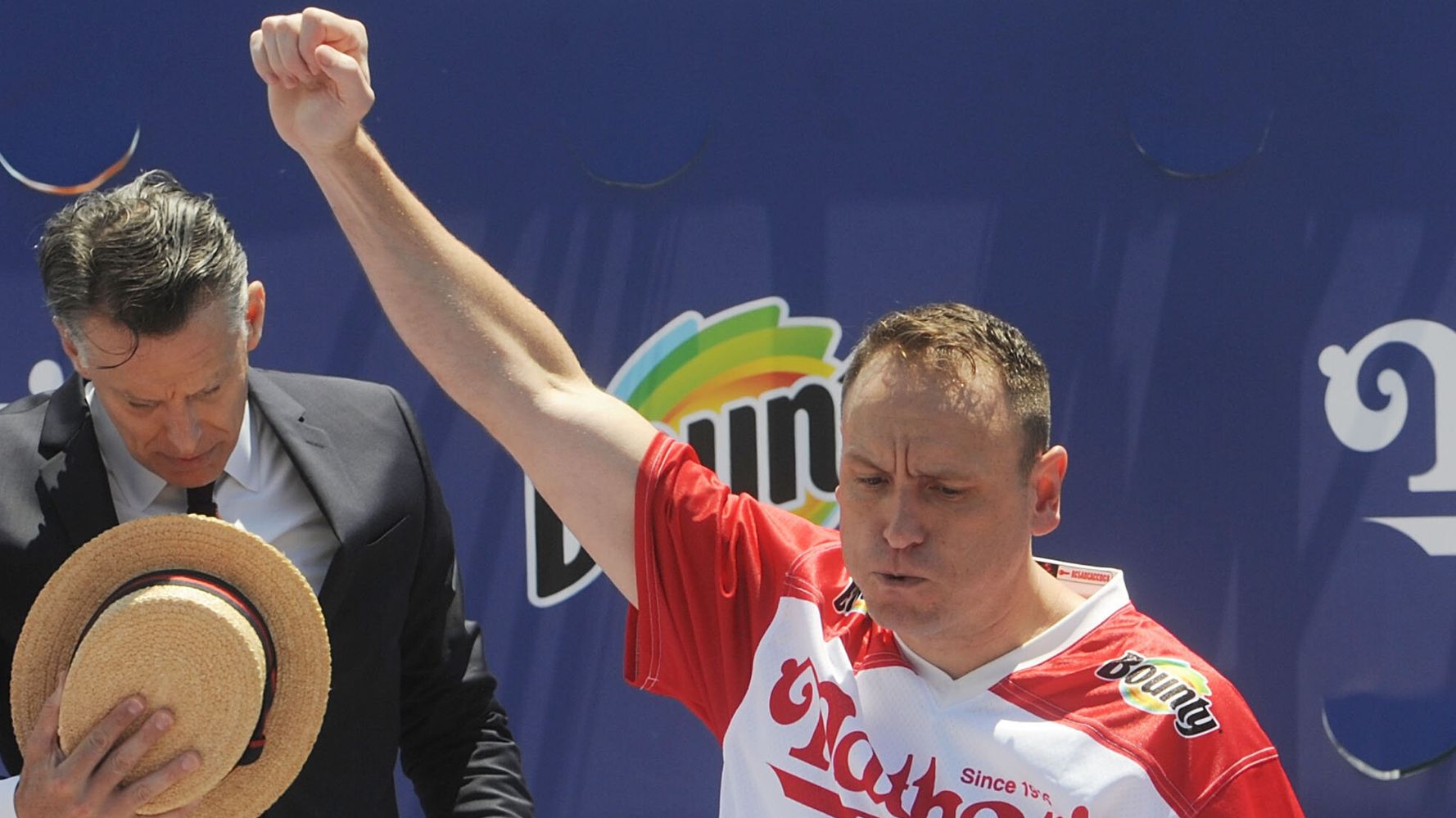 Joey Chestnut Just Ate An Absurd Number Of Hot Dogs In Record-Breaking Performance