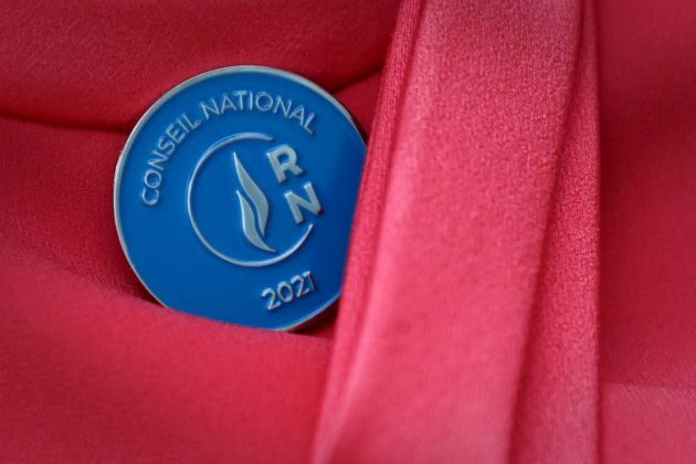 Une médaille du Conseil national du RN photographiée lors du Congrès de Perpignan (illustration)