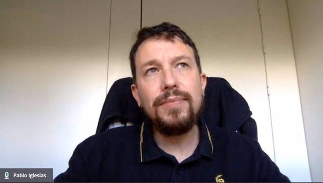 Pablo Iglesias, durante su