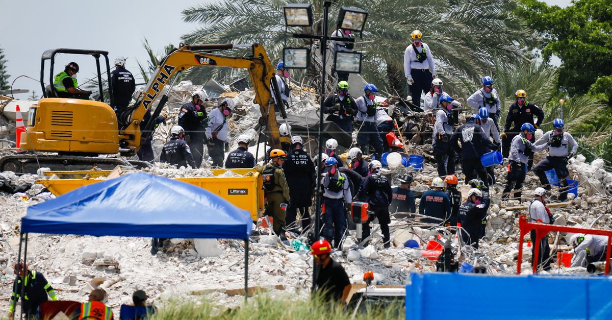 Death Toll For Surfside Building Collapse Rises To 28 As Search Widens