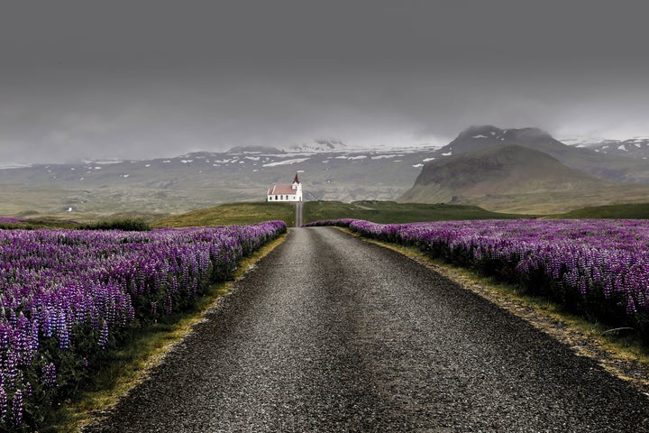 Chilling in Iceland.