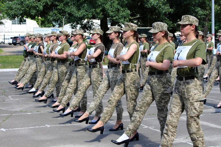 Ukraine&rsquo;s defense minister is under pressure from members of the government over the decision to have female military c
