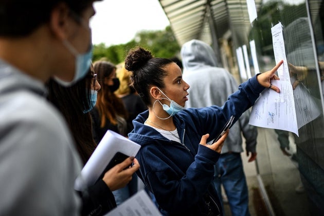 Les résultats du bac 2021 au lycée Rodin de Paris, le 6 juillet 2021