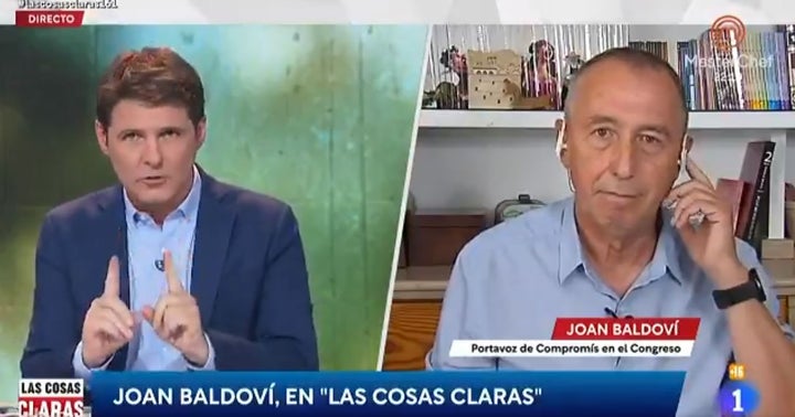 Jesús Cintora y Joan Baldoví.