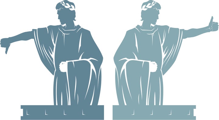 Los gestos con los que los emperadores romanos decidían si un gladiador seguía con vida o moría.