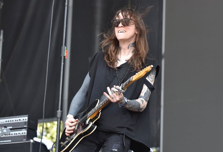 Laura Jane Grace of Against Me! performs during BottleRock Napa Valley 2019.
