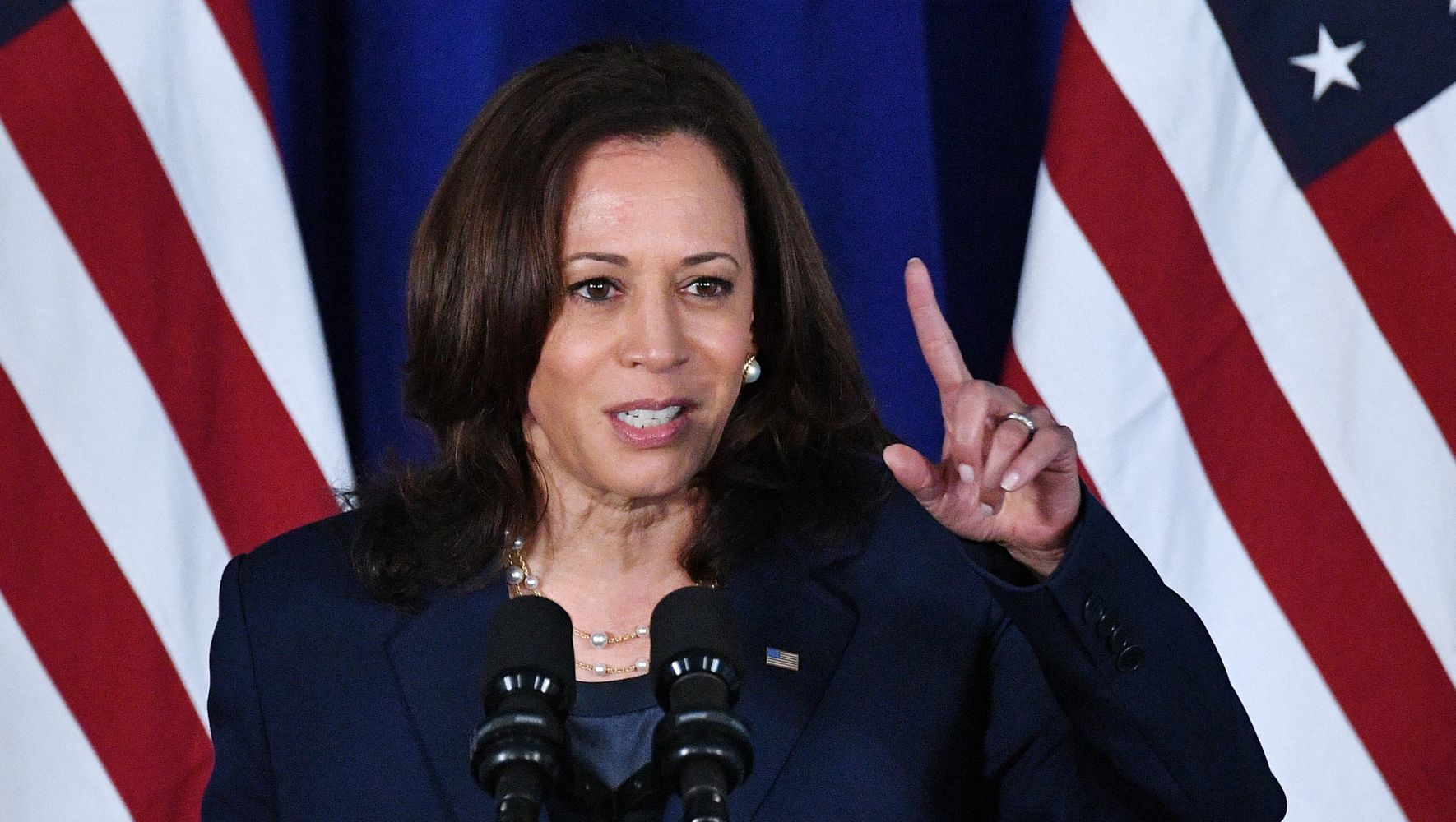 Harris Slams GOP Attacks On Voting Rights, Promises Dems Will Fight New Restrictions