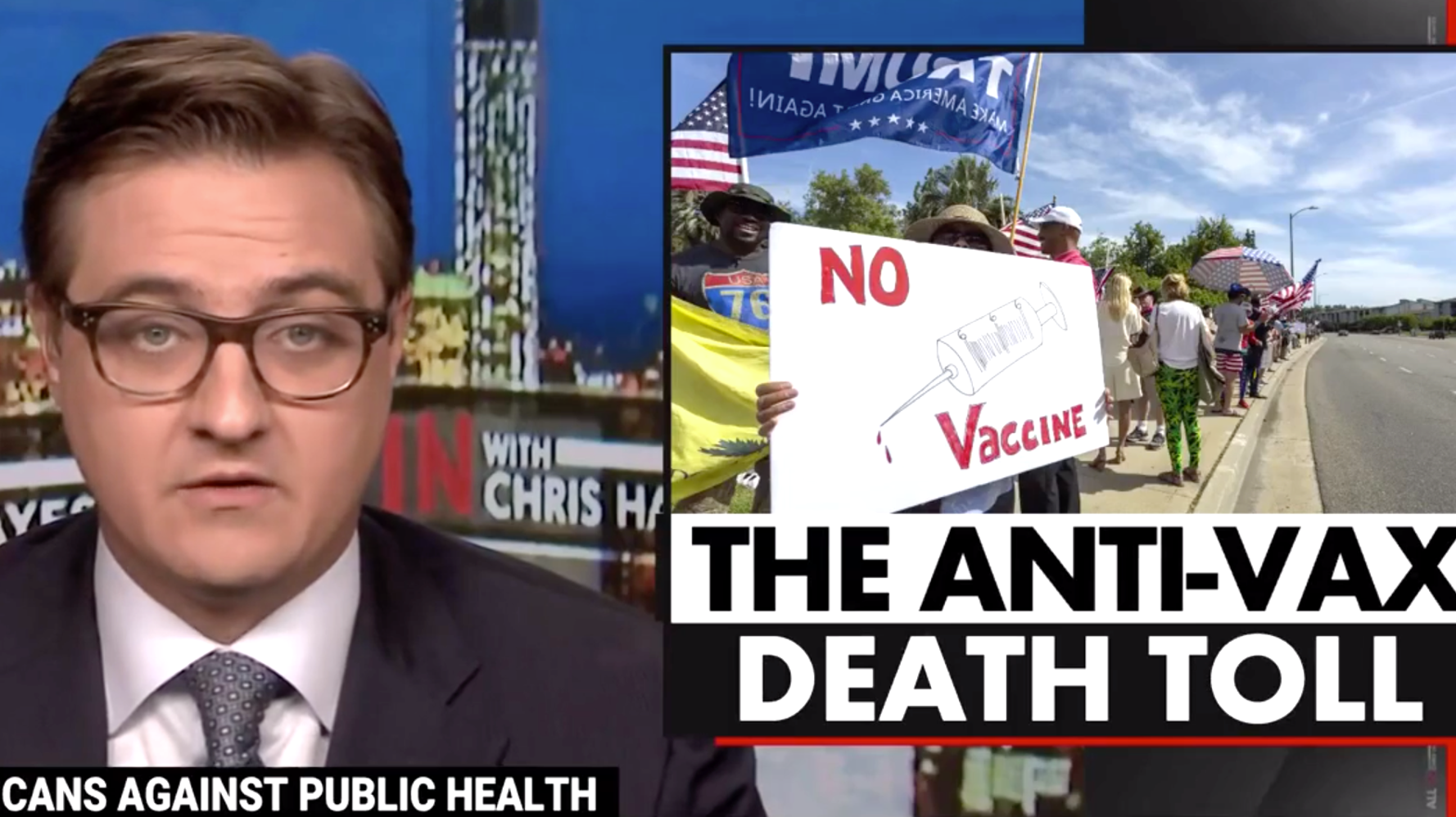 Chris Hayes Spots The Angle That MAGA World Is Missing On COVID-19 Vaccines