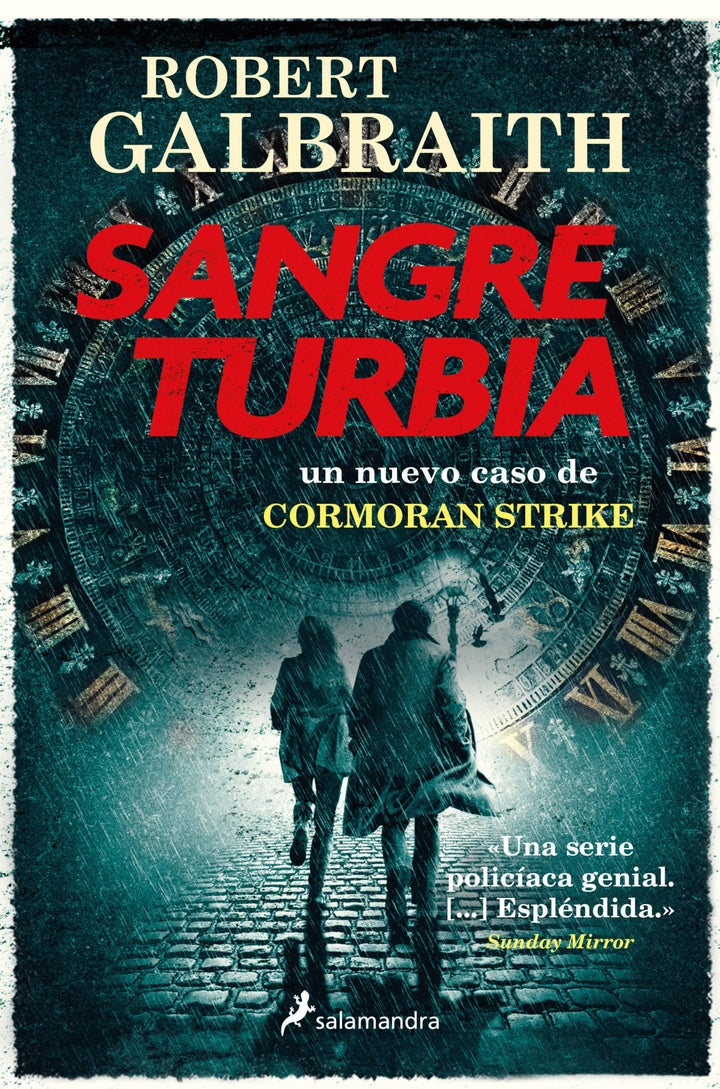 Portada de 'Sangre turbia' de Robert Galbraith.