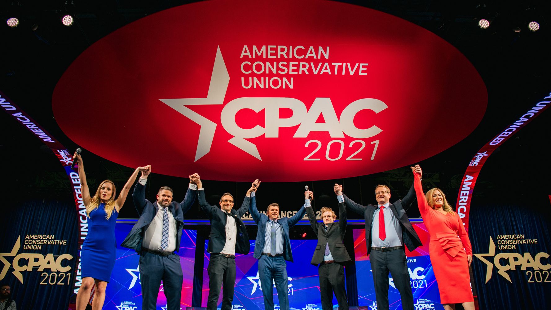 People Think There's Something X-Rated About The Shape Of The CPAC Stage