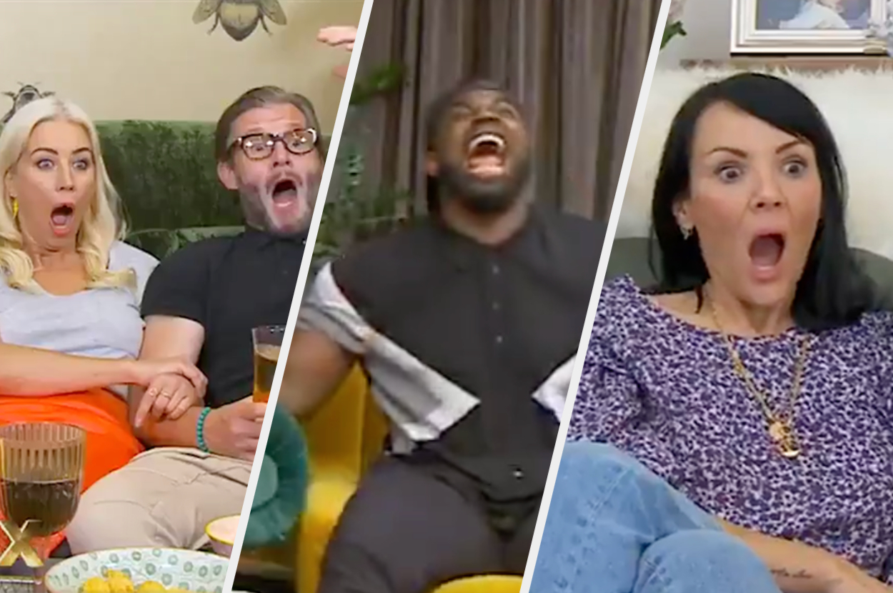 The Celebrity Goggleboxers Reactions To That Sex/Life Shower Scene Were Absolutely Priceless HuffPost UK Entertainment