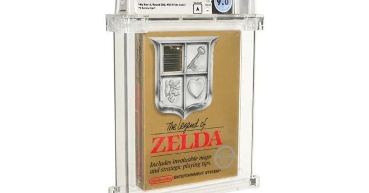 NES版『ゼルダの伝説』の未開封品、過去最高を超える落札額
