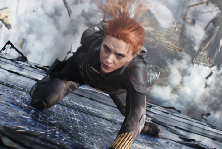 Scarlett Johansson in her final appearance as Natasha Romanoff in "Black Widow." 