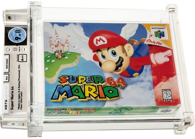 Une cartouche Super Mario 64 bat le record de jeu vidéo aux enchères