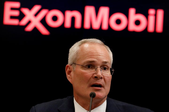 Darren Woods, the chairman and CEO of Exxon Mobil Corp., apologized for and disavowed remarks made by lobbyist Keith McCoy shortly after a Greenpeace UK sting video of McCoy went viral.