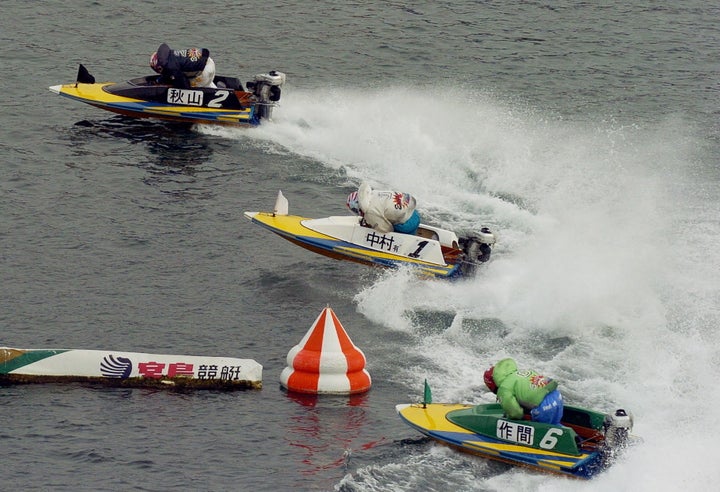 ボートレース「新鋭王座決定戦」の模様＝広島・大野町の宮島競艇場で2005年01月30日撮影